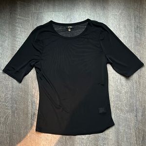 Black sheer top